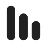 Data Bar Vertical SVG Icon